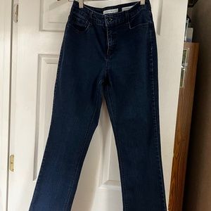 Jones New York Women's dark blue denim jeans, size 8